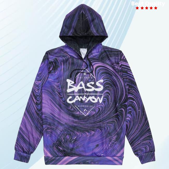 Official Excision Merch Bar Evolution 'Bass Warp' Dye Sub Hoody - Purple MerchBar