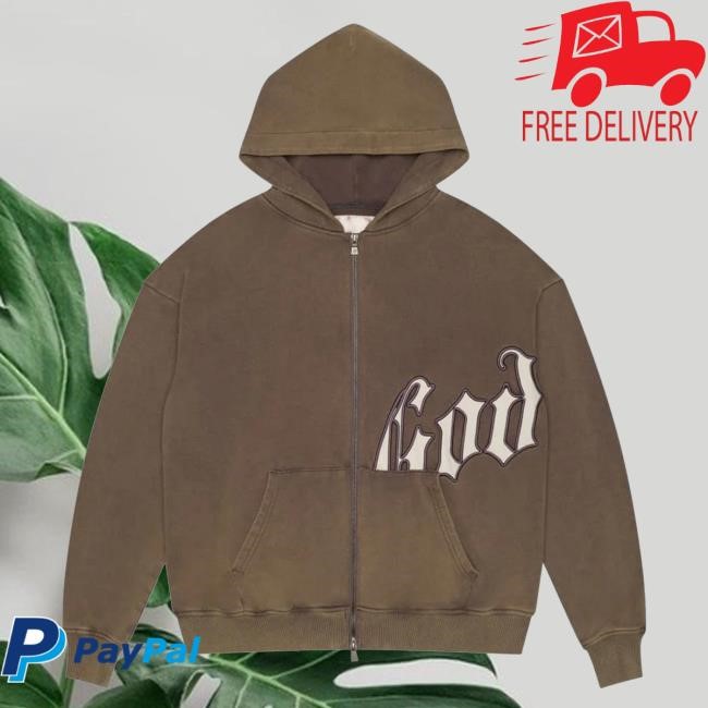 Og Logo Hoodie New (Vintage Grey) Official Godspeed New York Merch Store Godspeednewyork