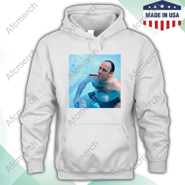 Tony Soprano Pool Smoking Cigar Tee Shirt