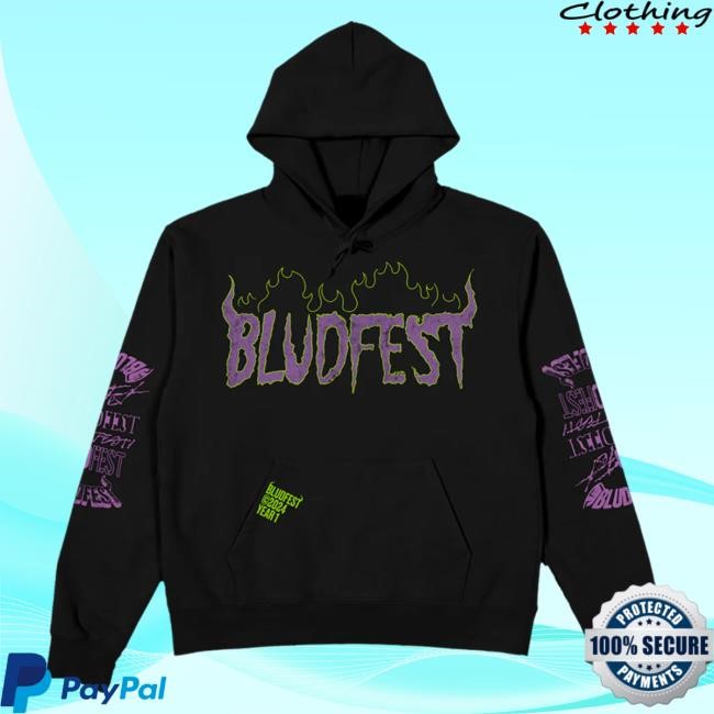 Official Yungblud Merch Store Yungblud Bludfest Hoodie
