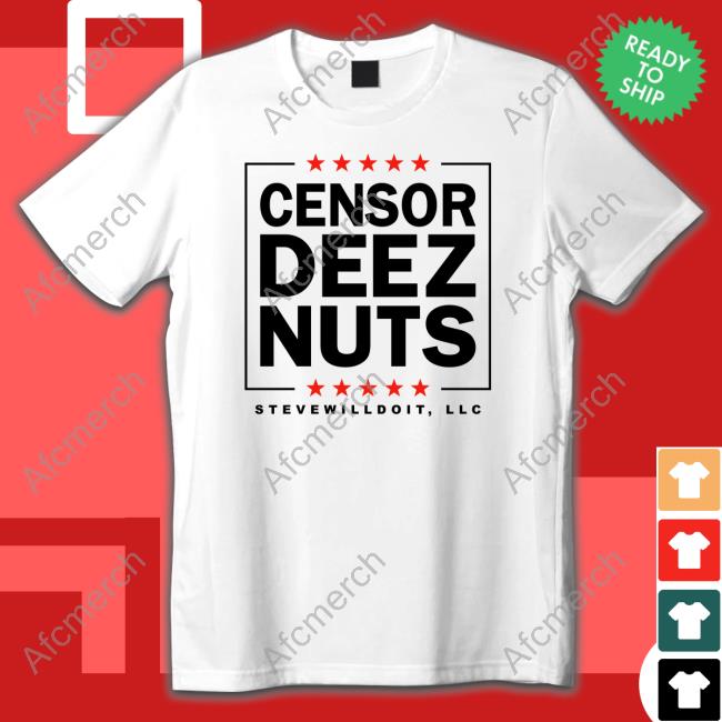 Official Censor Deez Nuts Tee Shirt