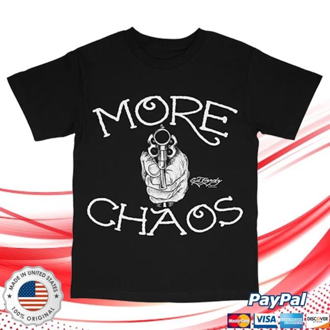 Ken Carson Merch Store Shop Ken Carson Ed Hardy X More Chaos .38 Barrel Shirt