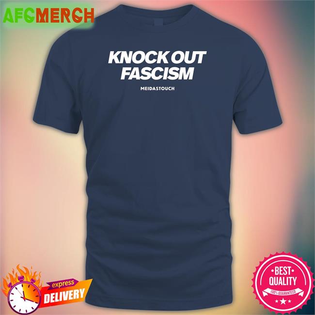 Knock Out Fascism Long Sleeve Shirt Meidastouch