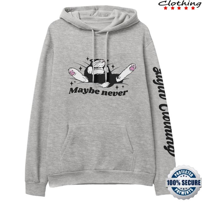 Yujin Clothing Maybe Never Sweatshirt Carbon Grey