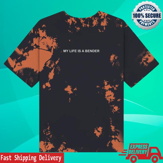 Official John Summit Merch Bender Dyed Orange Crystal Wash Shirt 2023