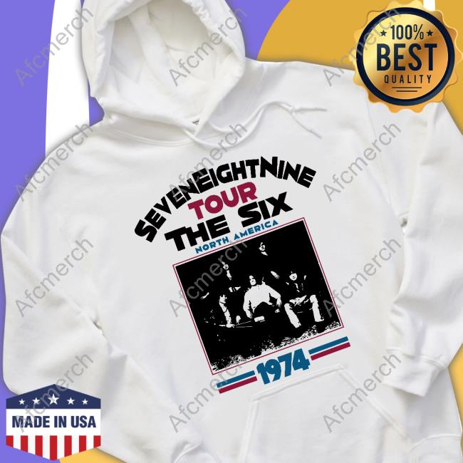 Seven Eight Nine Tour The Six North America 1974 Tee Shirt
