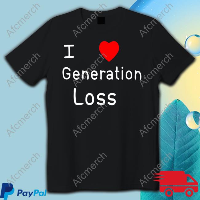 Official VidConAN23 I Love Generation Loss T-Shirt