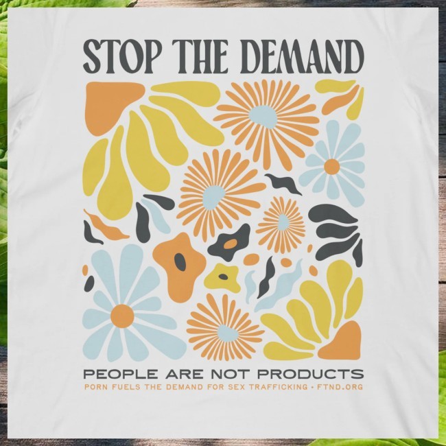 Official Stop The Demand - Flowers New Tee - Fight The New Drug