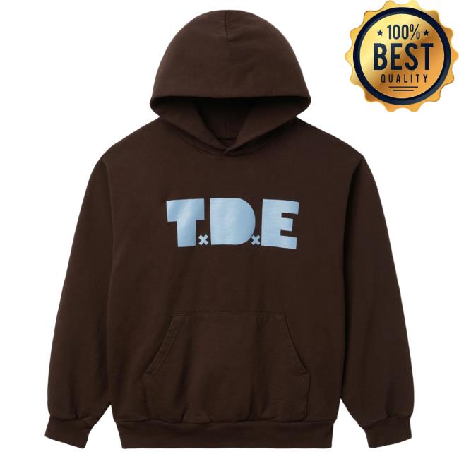Official Clothing Top Dawg Entertainment Merch Store TxDxE Hoodie (Brown)