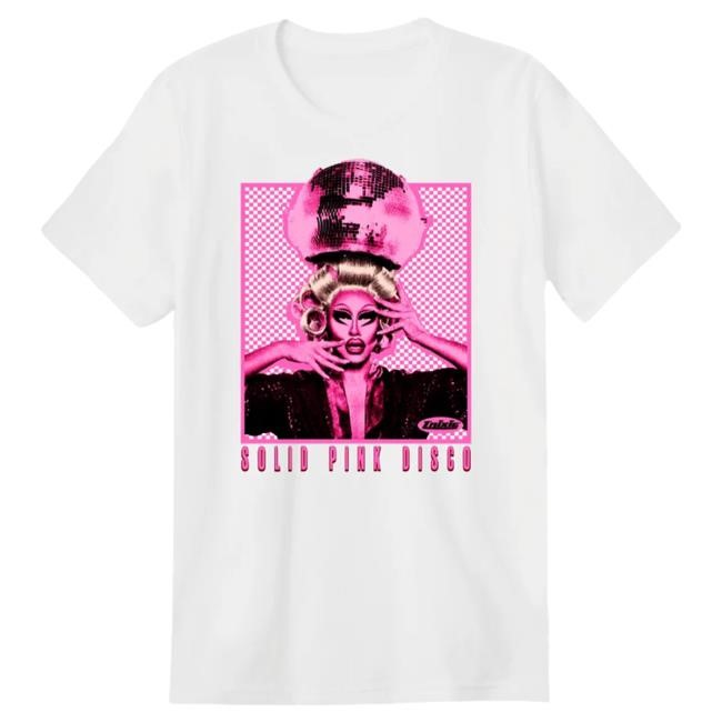 Official Trixie Mattel 2025 Solid Pink Disco Tour Tshirt