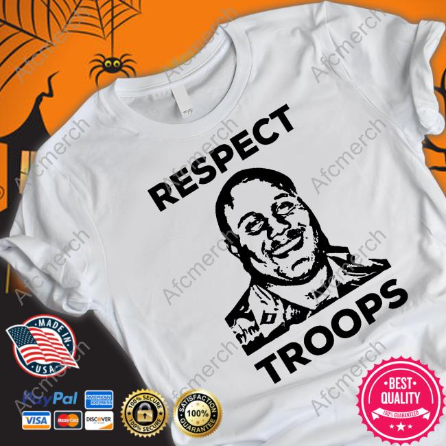 Official Grift Shop Respect Troops Long Sleeve Tee Shirt
