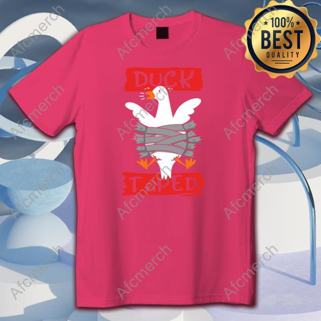Offcial Qwertee Shop Duck Taped Sweatshirt Duck Taped Shirt Black