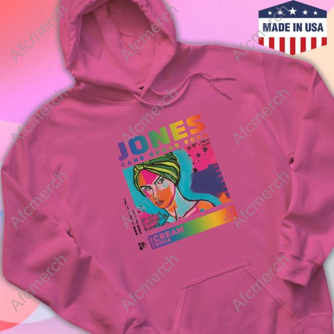 Official Jones Soda Merch Jones Pride Tee Ft. Christoper Lafleur Jones Pride Sweatshirt Ft. Christoper Lafleur
