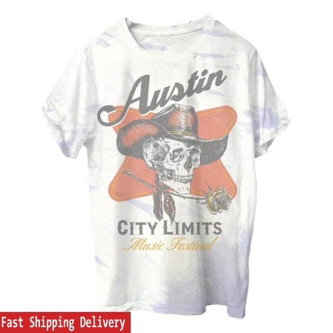 Cowboy Tie Dye Lineup New T-Shirt – ACL Music Festival