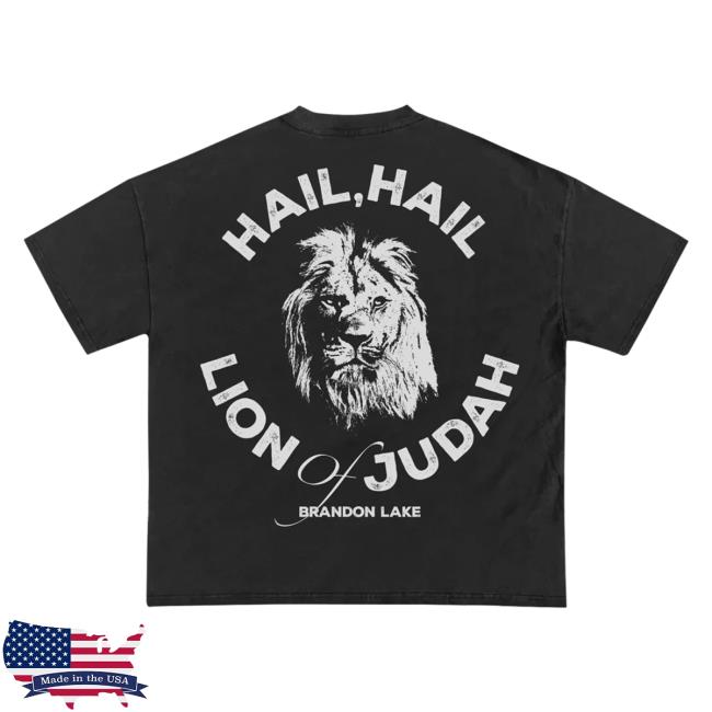 Official Brandon Lake Merch Store Lion Of Judah T-Shirt Brandon Lake Apparel Clothing Shop Brandonlake