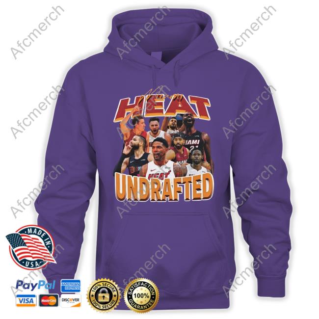 Max Strus Wearing Miami Heat Undrafted Shirt