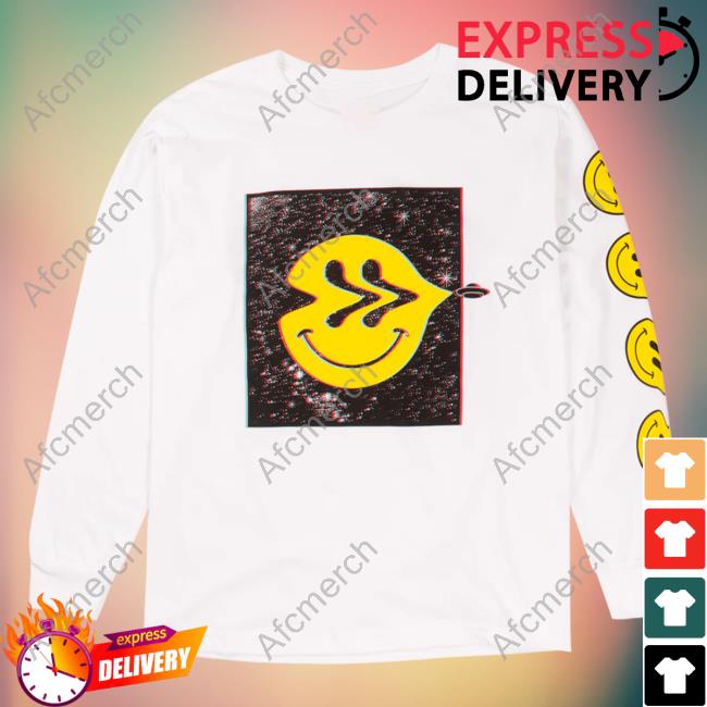 Official Elvis The Alien Ayylien Clothing Distorted Smiley Crew neck Sweatshirt