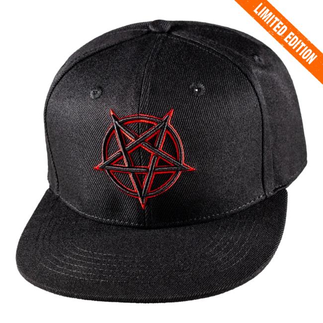 Official Ink Poisoning Apparel Clothing Hat Cap Red Outline Pentagram