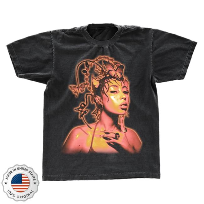 Kali Uchis Clothing Store Shop RMIV West Coast Tour Black T-Shirts Kaliuchis Merch