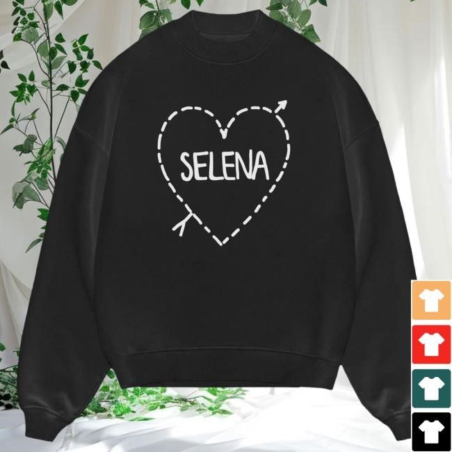 Selena Gomez Pierced Heart Selena Crewneck Valentine Drop