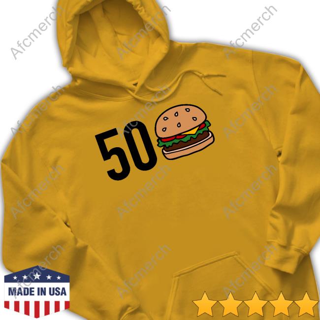 50 Burger Ga T Shirt 50 Burger Ga Tee Red