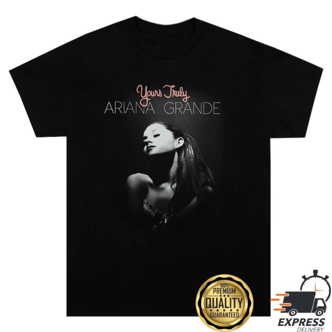 Official Ariana Grande Merch Store Ariana Grande yours truly 10th anniversary puff print Attractive Shirt Ariana Grande Apparel Clothing Shop ArianaGrande