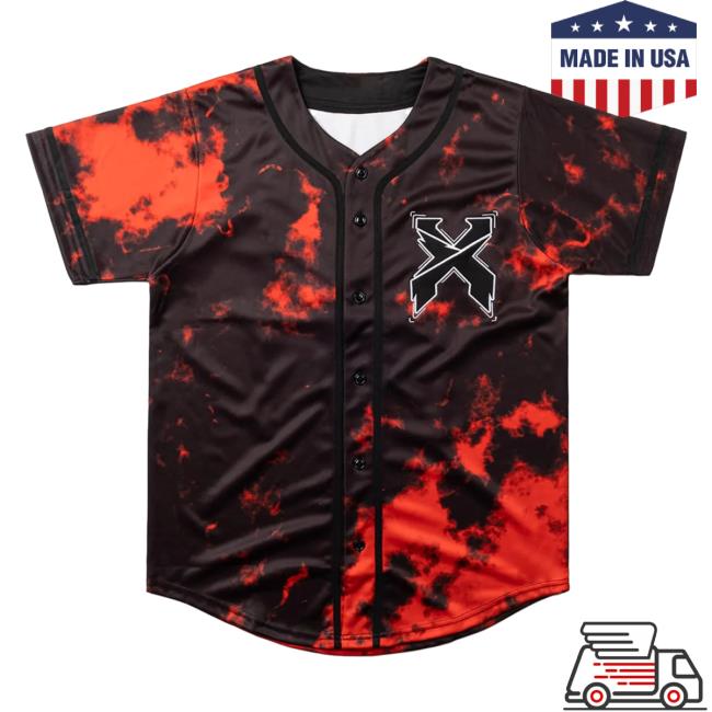 Headbanger Tie Dye Baseball Jersey