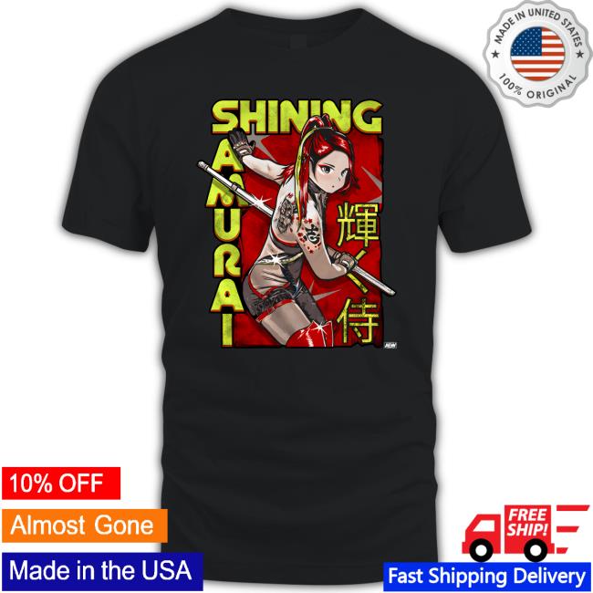 Hikaru Shida Shining Samurai Anime Tee