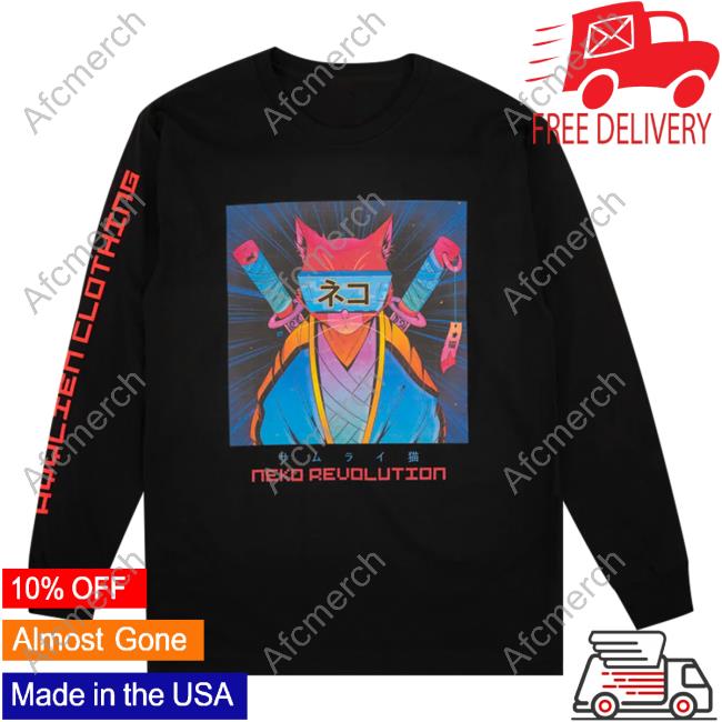 Official Elvis The Alien Ayylien Clothing Neko Revolution Hooded Sweatshirt