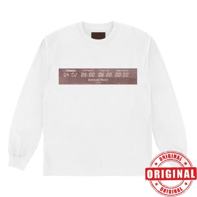 Official Travis Scott X Audemars Piguet Merch Cj X Ap Utopia Tee