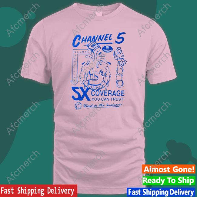 Official Channel 5 5X coverage nice art Hooded Sweatshirt
