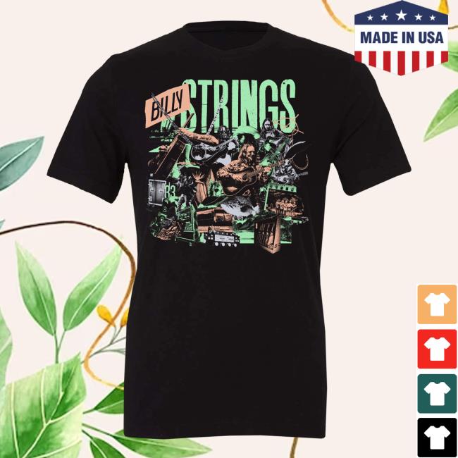 Official Billy Strings Merch Store Shop Billy Strings Spring 2024 Tour Shirt (Zoca)