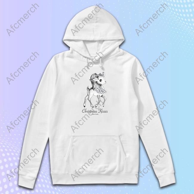 Ariana Grande Merch Christmas Kisses Reindeer Sweatshirt