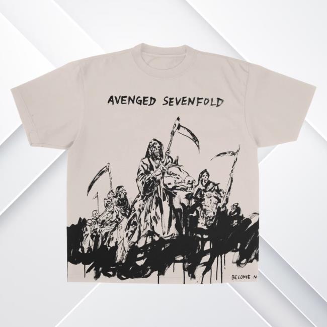 Official Avenged Sevenfold Store Shop A7x World Avenged Sevenfold Become Nothing Shirt New Avengedsevenfold Merch