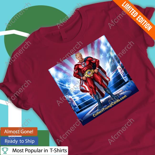 Donald Trump Digital Trading Card Hoodie Collect Trump Cards