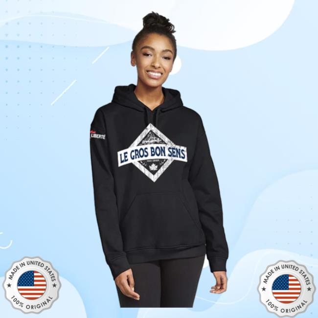 Official Poilievre Conservative Party Of Canada Kangourou Unisexe Le Gros Bon Sens Black Hoodies