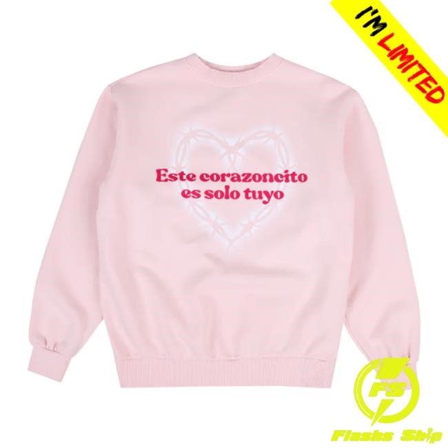 Corazoncito New Crewneck Sweatshirt - Karol G Official Store