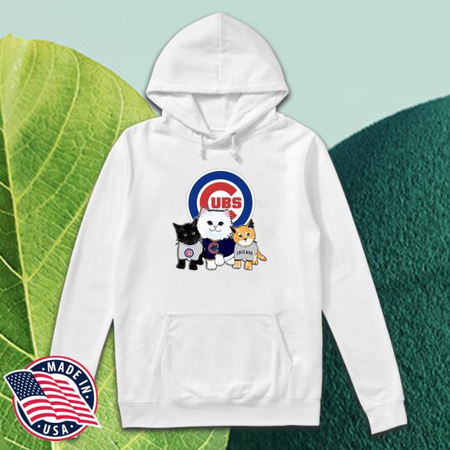 We Love Wrigley Chicago Cubs Baseball Fans And Cat Lovers Funny Tee Shirt