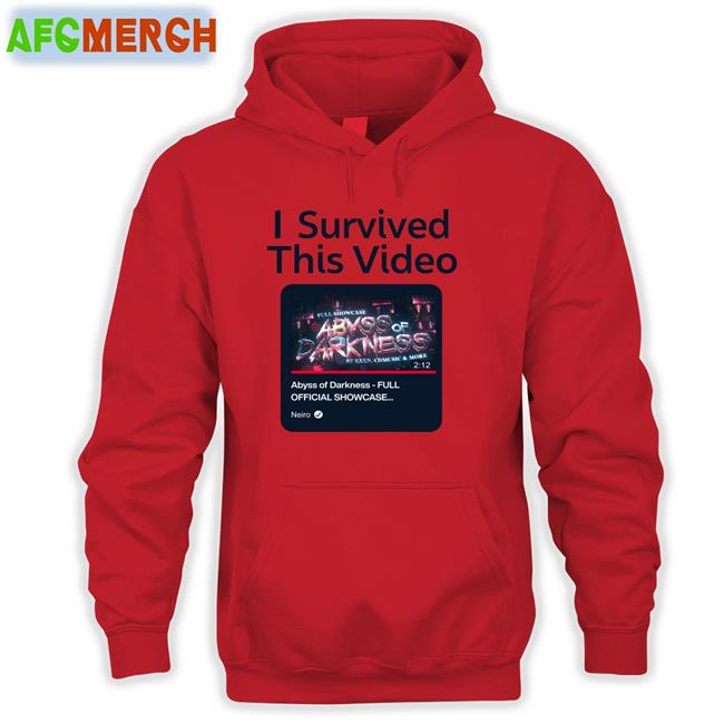 Youtube I Survived This Video Abyss Of Darkness Full Official Showcase Shirt Neiro
