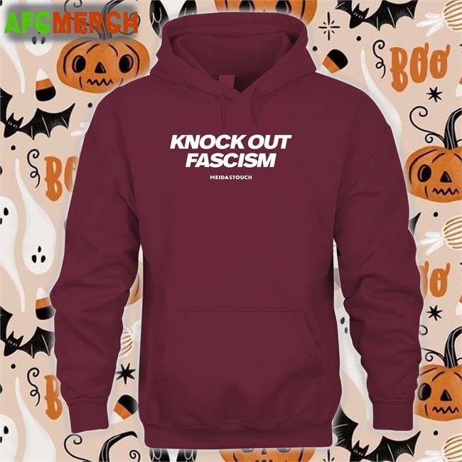 Knock Out Fascism Shirt Meidastouch Knock Out Fascism Tee Shirt