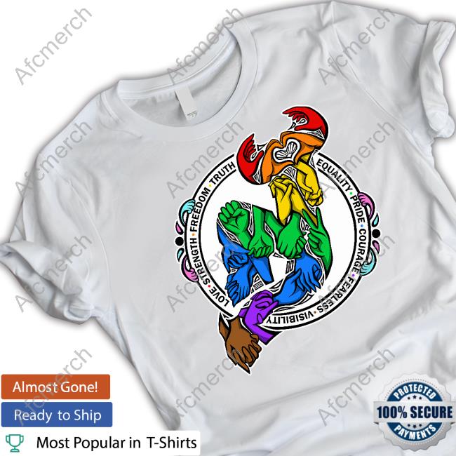 Love Strength Freedom Truth Equality Pride Courage Fearless Visibility Long Sleeve Tee