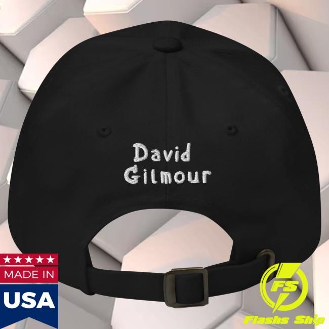 David Gilmour Black Cat Embroidered Hat