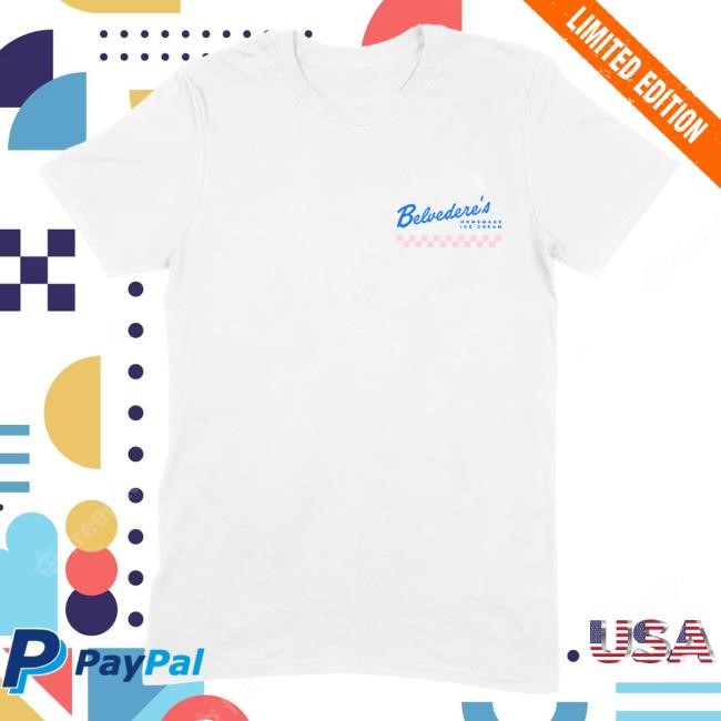 Belvedere's Ice Cream Shop New T-Shirt | Mythical Store