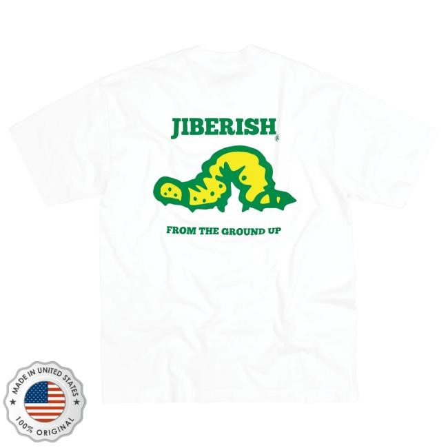 Official Jiberish Apparel Clothing From The Ground Up T Shirt White