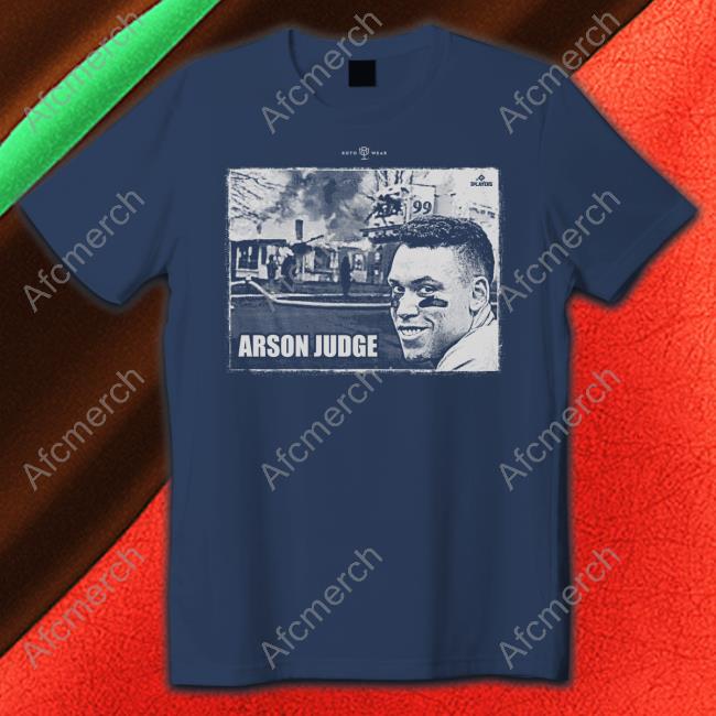 Rotowear Merch Arson Judge T-Shirt MLB Players