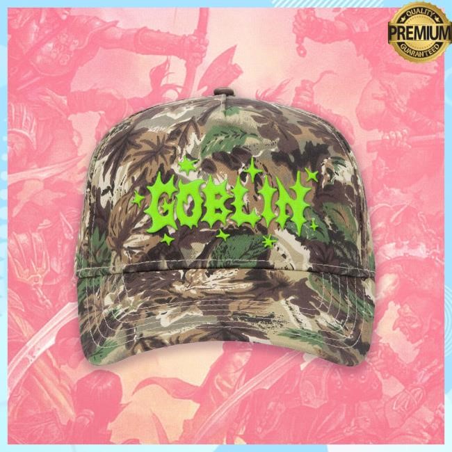 Official Wizard Of Barge Goblin Camo Cap Wizardofbarge