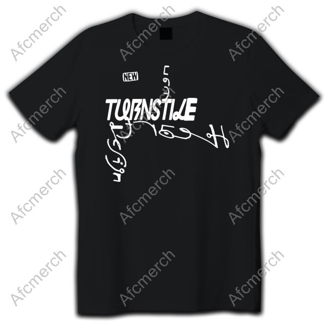 Official Turnstile Black New Heart Design Tee