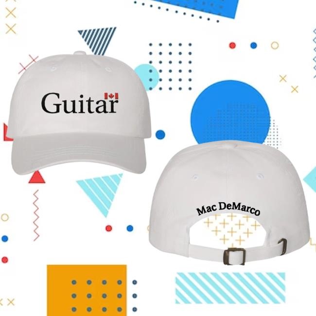 Guitar White Dad Cap Mac DeMarco Merch Store Official
