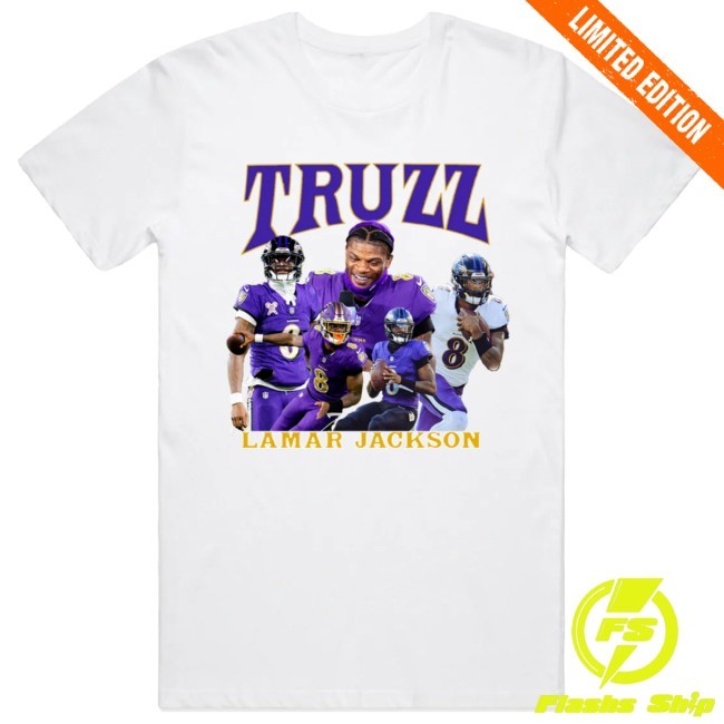 Lamar Jackson Truzz Tee Era 8 Apparel