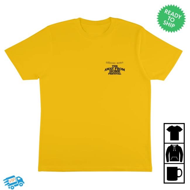 Louis Tomlinson Shop Merch The Away From Home Festival 2024 Yellow Hot Shirt